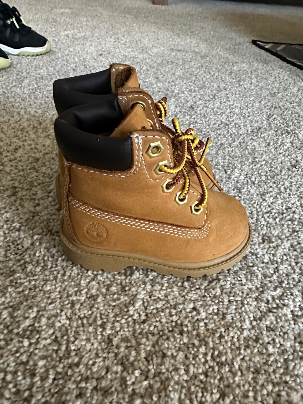 Timberland Toddler Wheat/Tan Lace-Up Waterproof Boots